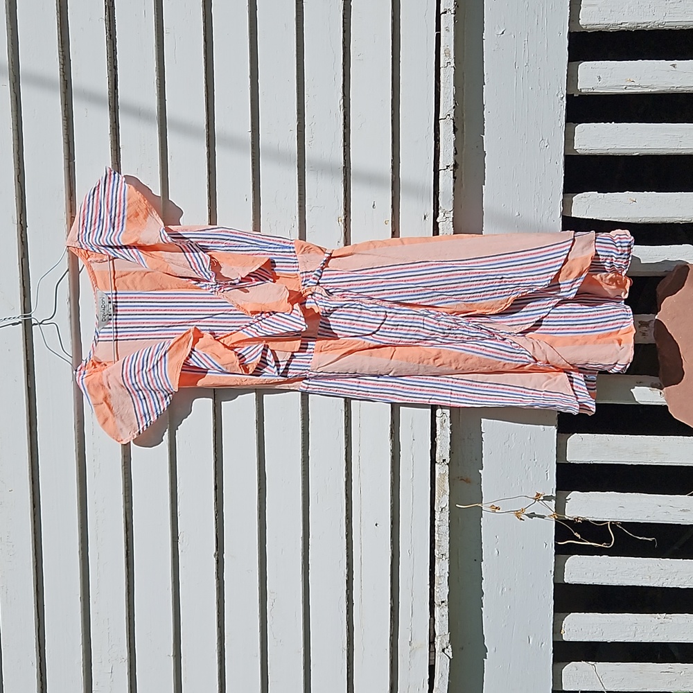 David and Dani Ruffled Wrap Dress